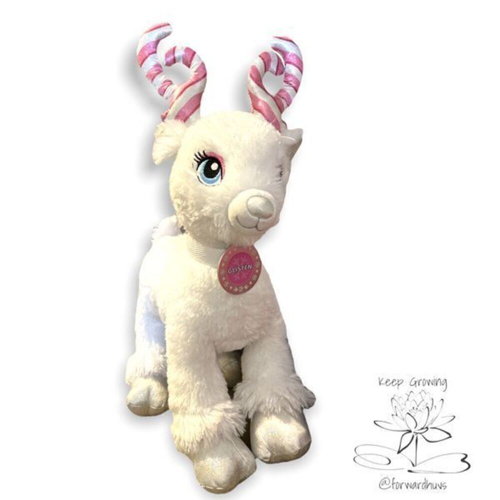 Build a Bear Candy Cane Glisten Plush